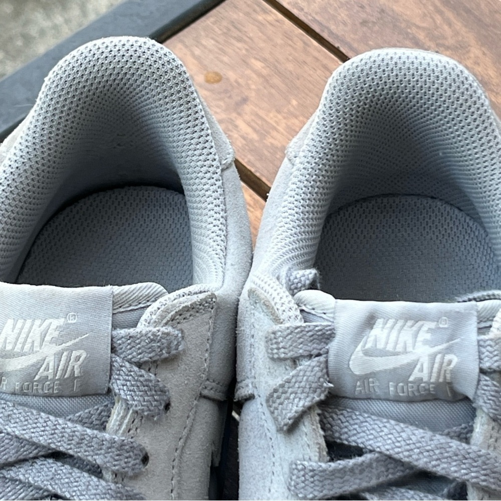 Nike Air Force 1 Low Retro Light Smoke Grey White DV0785-003 Men's AF1 Sz 8 EUC - Picture 10 of 11
